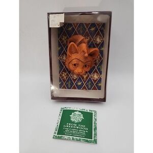 Catkins Jester CAT "Tales‎ from the Greenwood"- David Lawrence wall plaque